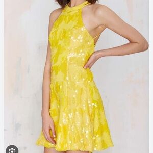 Dress the Population A-Line Dress